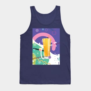 Orange Juice Box Halloween Tank Top